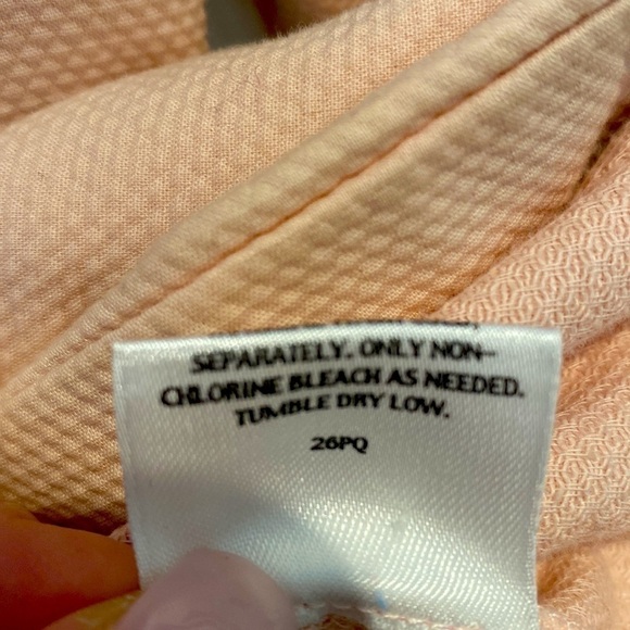 Eileen Fisher petal pink cotton/ spandex blazer/. Unlined. Size Medium. - Picture 8 of 9